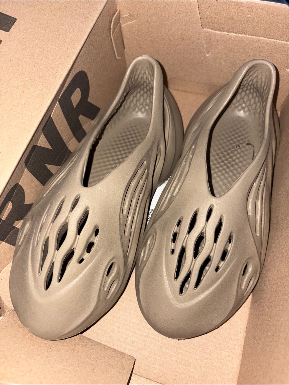 Yeezy Women’s Slide — Taupe Brown Ventilated Foam Sandal